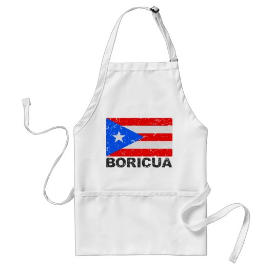 Puerto Rico  Flag Boricua Standaard Schort (Voorkant)