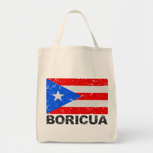 Puerto Rico Flag Boricua Tote Bag (Voorkant)