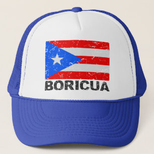 Puerto Rico  Flag Boricua Trucker Pet