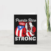 Puerto Rico Flag Boxing Ghandschoenen Boricua Puer Kaart (Voorkant)