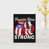 Puerto Rico Flag Boxing Ghandschoenen Boricua Puer Kaart (Gele Bloem)