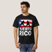  Puerto Rico Flag Boxing T-shirt (Voorkant volledig)
