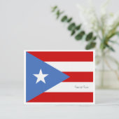 Puerto Rico Flag Briefkaart (Staand voorkant)