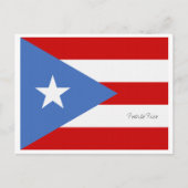 Puerto Rico Flag Briefkaart (Voorkant)