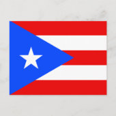 Puerto Rico Flag Briefkaart (Voorkant)