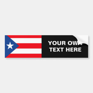 Puerto Rico Flag Bumpersticker