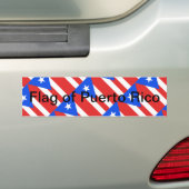 Puerto Rico Flag Bumpersticker (Op auto)