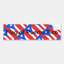 Puerto Rico Flag Bumpersticker