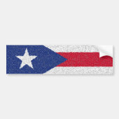 PUERTO RICO FLAG BUMPERSTICKER (Voorkant)