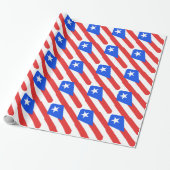 Puerto Rico Flag Cadeaupapier (Uitgerold)