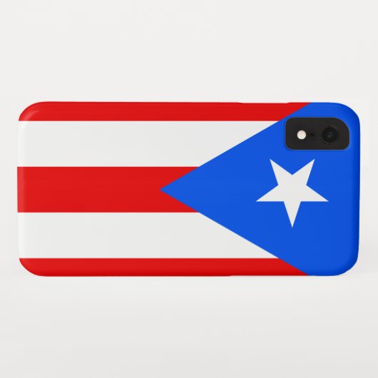 Puerto Rico Flag Case-Mate iPhone Case (Achterkant (horizontaal))