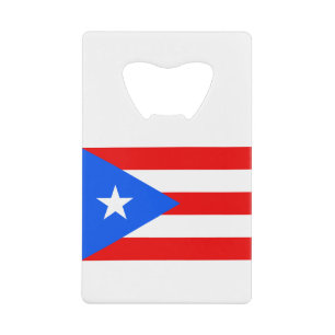 Puerto Rico Flag Creditkaart Flessenopener