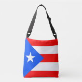 Puerto Rico Flag Crossbody Tas (Voorkant)