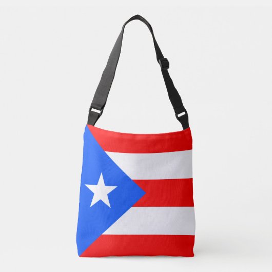 Puerto Rico Flag Crossbody Tas (Voorkant)