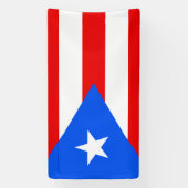 Puerto Rico flag custom banner sign (Verticaal)