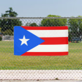 Puerto Rico flag custom banner sign (Insitu)