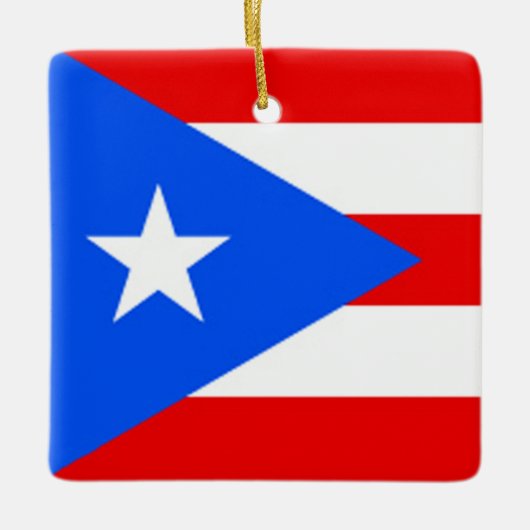 Puerto Rico Flag Design Ornament (Voorkant)