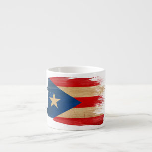 Puerto Rico Flag Espresso Kop