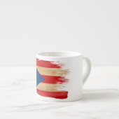 Puerto Rico Flag Espresso Kop (Voorkant rechts)