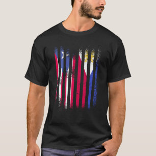 Puerto Rico Flag Filipijnen Groen Land Flaggen S T-shirt
