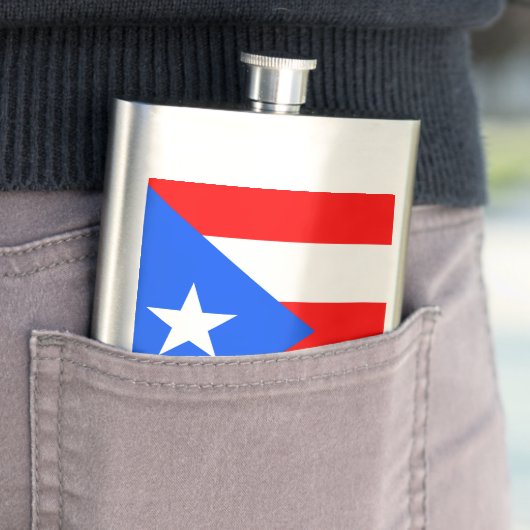 Puerto Rico Flag Flacon (Voorbeeld)