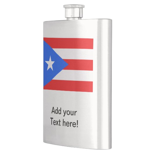 Puerto Rico Flag Flacon (Links)