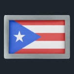 Puerto Rico Flag Gesp<br><div class="desc">De vlaggen van Puerto Rico vertegenwoordigen en symboliseren het eiland en de bevolking van Puerto Rico. De meest gebruikte vlaggen van Puerto Rico zijn de huidige vlag, die de bevolking van het Gemenebest Puerto Rico vertegenwoordigt, de gemeentelijke vlaggen, die de verschillende regio's van het eiland vertegenwoordigen, de politieke vlaggen, die...</div>