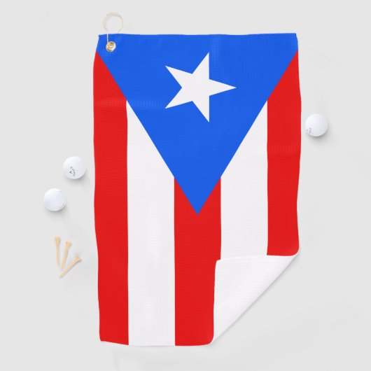 Puerto Rico Flag Golfhanddoek (Insitu)