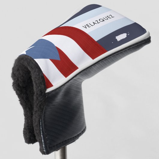 Puerto Rico Flag Golfheadcover (3/4 voorkant)