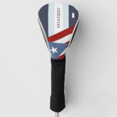 Puerto Rico Flag Golfheadcover (Voorkant)
