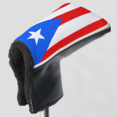 Puerto Rico flag  Golfheadcover (3/4 voorkant)