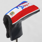 Puerto Rico Flag GorPrachtige Patriotic Golfheadcover (3/4 voorkant)