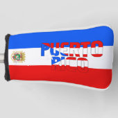 Puerto Rico Flag GorPrachtige Patriotic Golfheadcover (Voorkant)