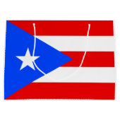 Puerto Rico Flag Groot Cadeauzakje (Voorkant)