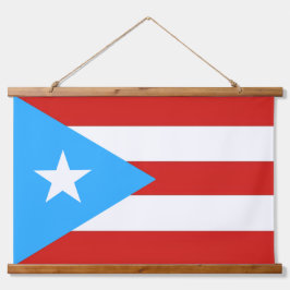 Puerto Rico Flag Hangend Wandkleed