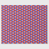 Puerto Rico Flag Honeycomb Wrapping Paper Cadeaupapier (Vlak)