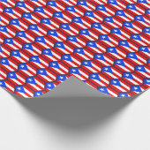 Puerto Rico Flag Honeycomb Wrapping Paper Cadeaupapier (Hoek)