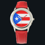 Puerto Rico Flag Horloge<br><div class="desc">Puerto Rico Flag</div>