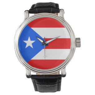 Puerto Rico Flag Horloge