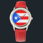 Puerto Rico Flag Horloge<br><div class="desc">Puerto Rico Flag</div>