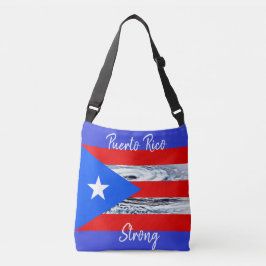 Puerto Rico Flag Hurricane Canvas tas
