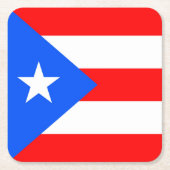 Puerto Rico Flag Kartonnen Onderzetters (Voorkant)