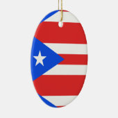 Puerto Rico Flag Keramisch Ornament (Rechts)