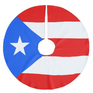 Puerto Rico Flag Kerstboom Rok