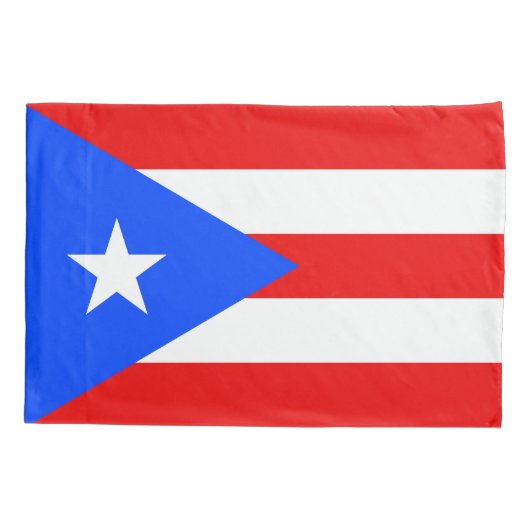 Puerto Rico Flag Kussensloop (Achterkant)