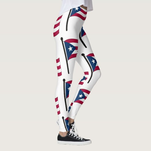 Puerto Rico Flag Leggings (Rechts)