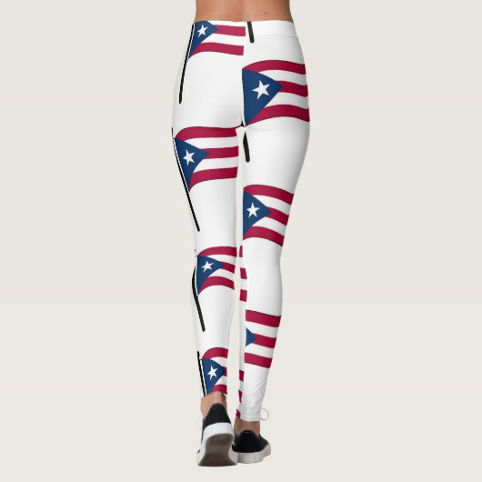 Puerto Rico Flag Leggings (Achterkant)