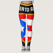 Puerto Rico Flag Leggings (Voorkant)