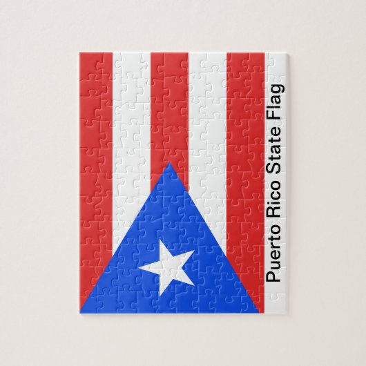 Puerto Rico Flag Legpuzzel (Verticaal)