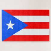 Puerto Rico Flag Legpuzzel (Horizontaal)
